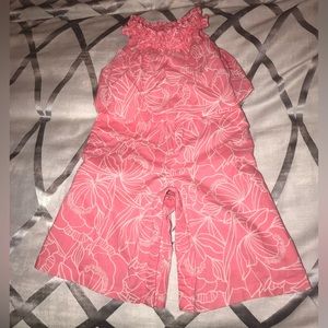 Janie & Jack Pink Jumpsuit